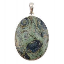 pendant kambaba jasper silver