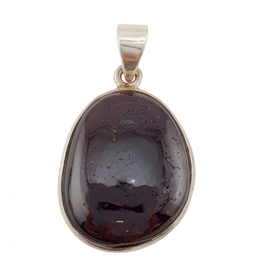pendant liddicoatite tourmaline silver