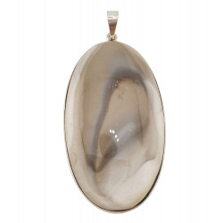 pendant jasper silver