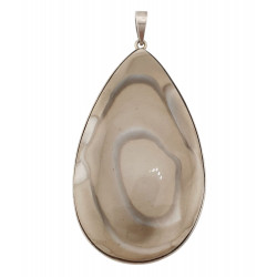 pendant jasper silver