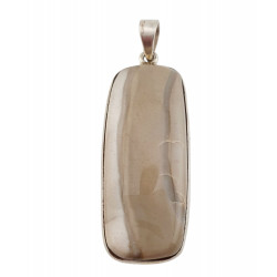 pendant jasper silver
