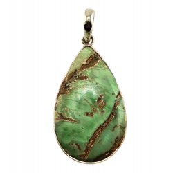 pendant variscite silver