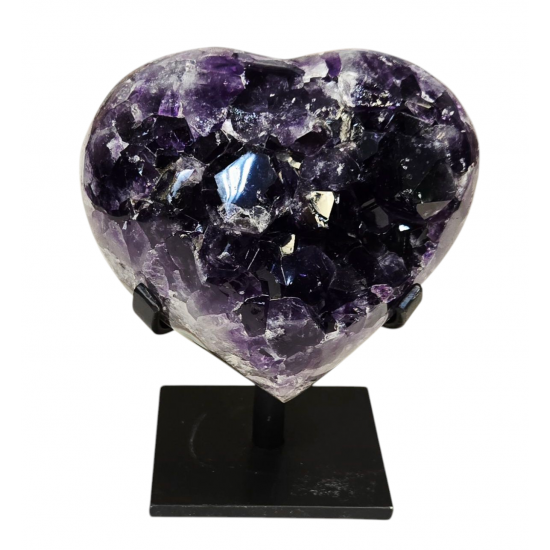 heart amethyst uruguay