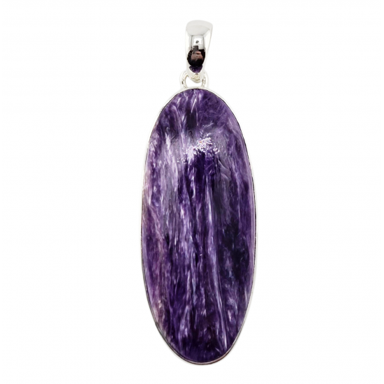 pendant charoite silver