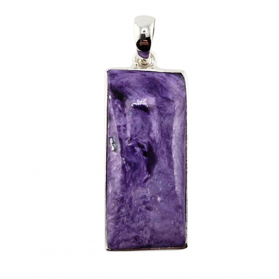 pendant charoite silver