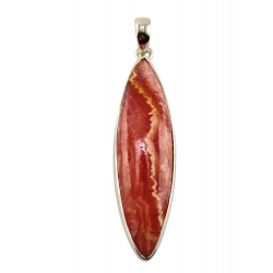 pendant rhodochrosite silver
