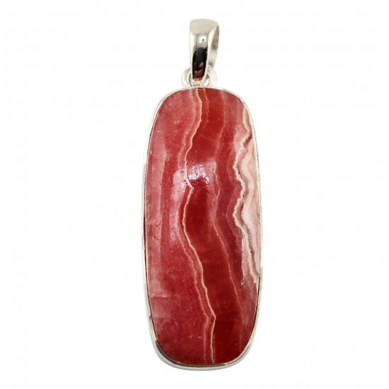 pendant rhodochrosite silver