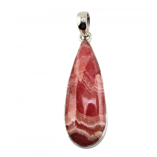 pendant rhodochrosite silver