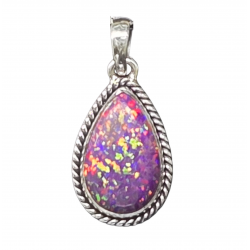 Sterling Silver Balloon Opal pendant