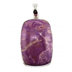 pendentif phosphosiderite argent