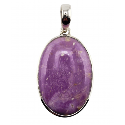 pendentif phosphosiderite argent