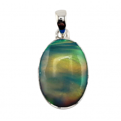 Sterling Silver Galaxy Opal pendant