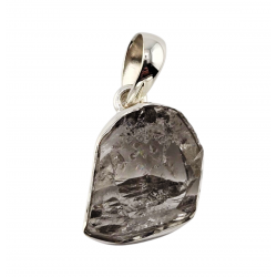 pendentif diamant de herkimer argent