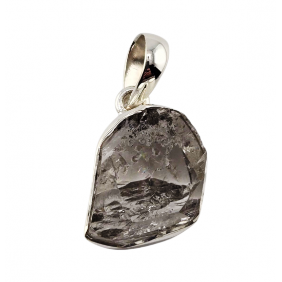 Sterling Silver herkimer diamond pendant