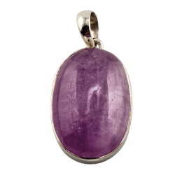 Sterling Silver kunzite pendant