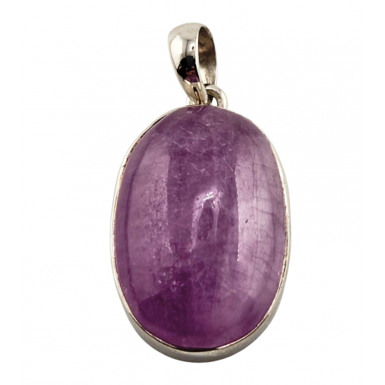 Sterling Silver kunzite pendant
