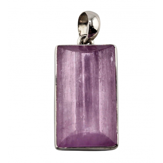 Sterling Silver kunzite pendant