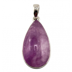 Sterling Silver kunzite pendant