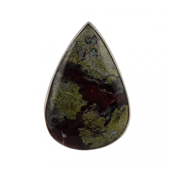 Ring dragon blood stone
