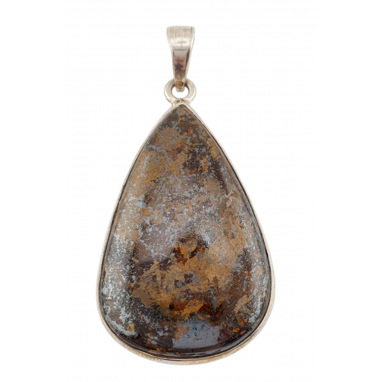 Bronzite Pendant silver