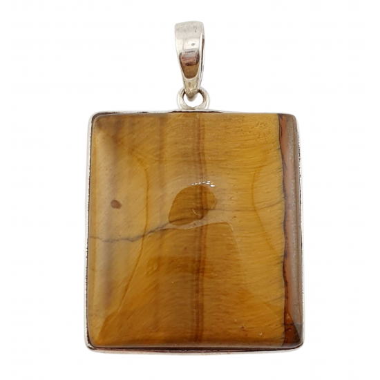 Tiger eye Pendant silver