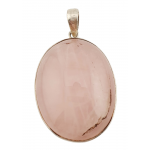 pendentif quartz rose argent