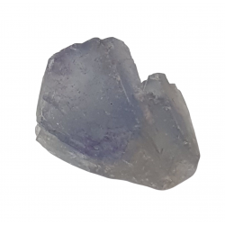 Blue Fluorite on quartz
