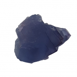 Blue Fluorite on quartz