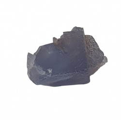 Blue Fluorite on quartz