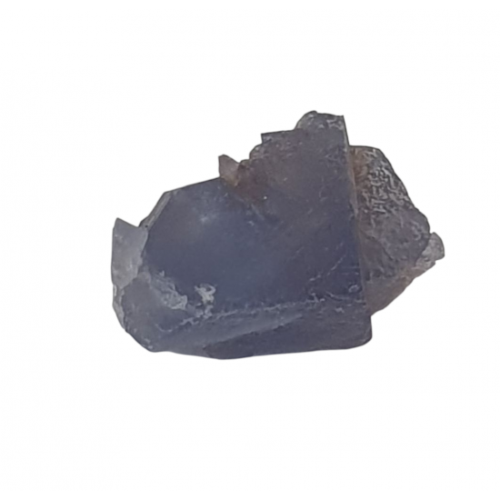 Blue Fluorite on quartz