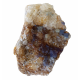 Blue Fluorite on quartz