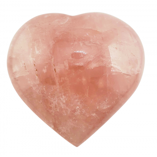 rose quartz heart