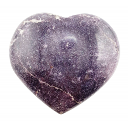 Lepidolite Heart