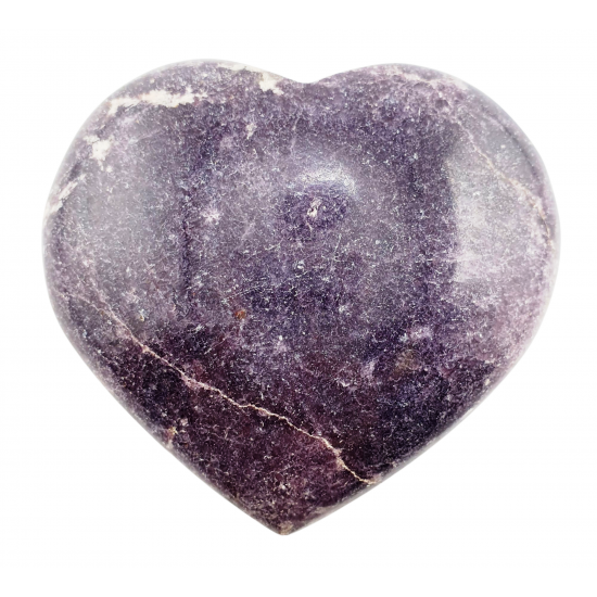 Lepidolite Heart
