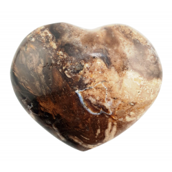 Black opal heart