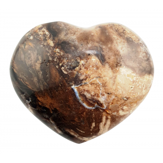Black opal heart