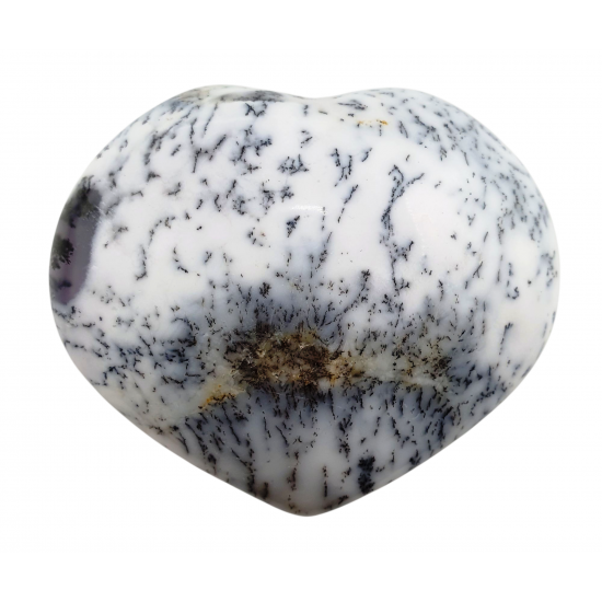 Opal dendrites heart