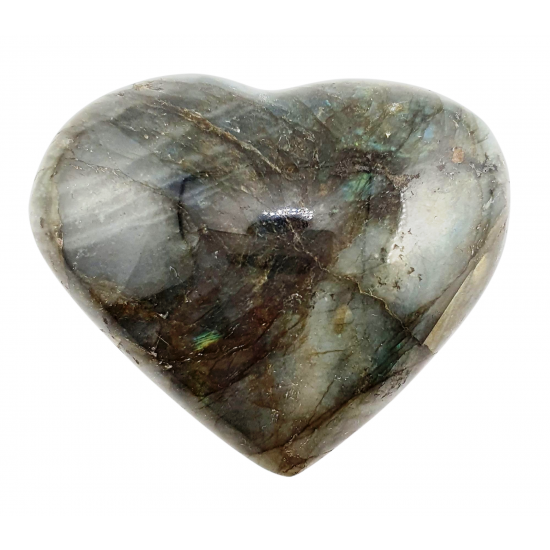 Labradorite heart