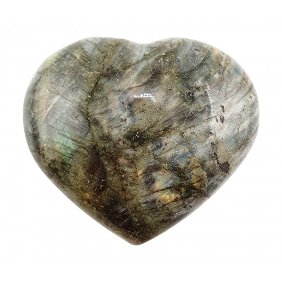 Labradorite heart
