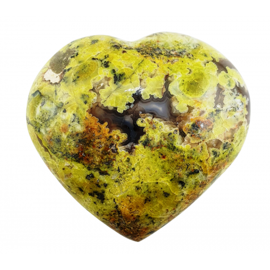 Green opal heart