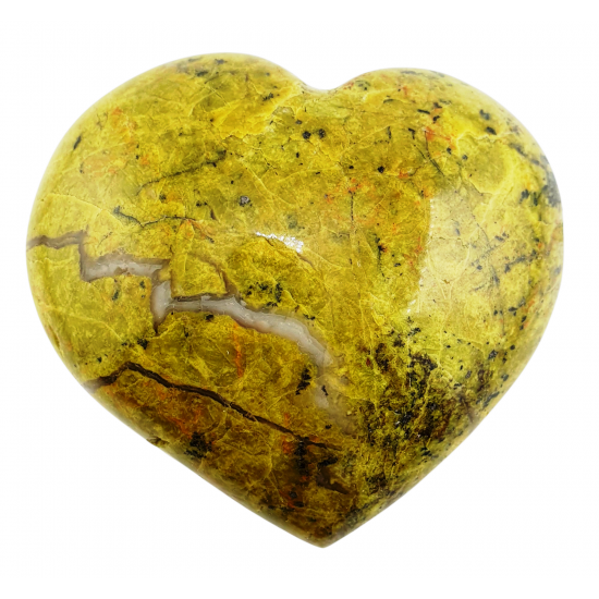 Green opal heart