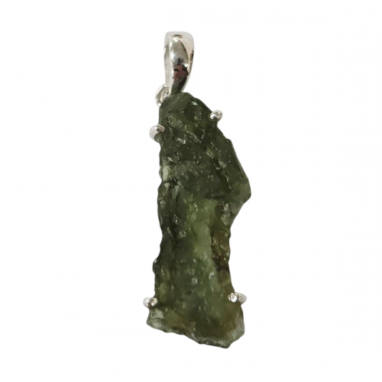 pendant moldavite Sterling Silver