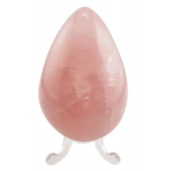 Rose quartz egg