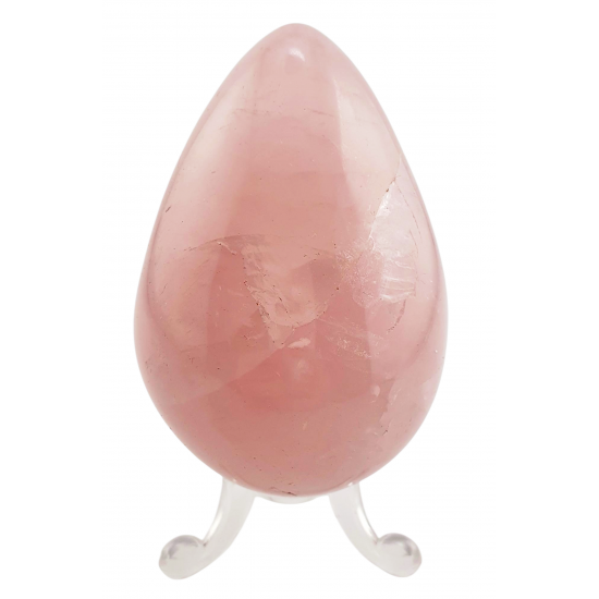 Rose quartz egg