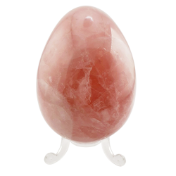 Rose quartz egg