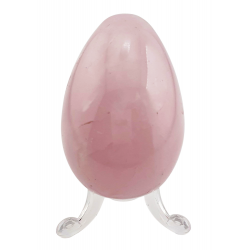 Rose quartz egg