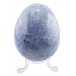 Blue calcite egg