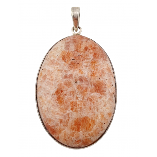 pendant sunstone silver