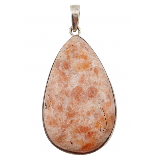 pendant sunstone silver