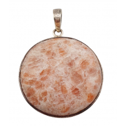 pendant sunstone silver